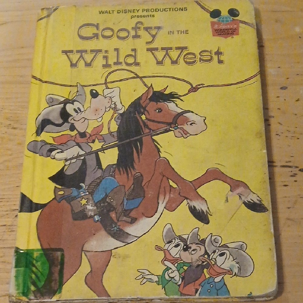 Goofy in the Wild West Book